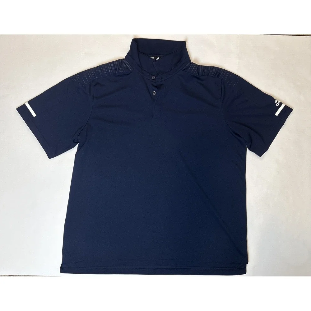 Adidas Short Sleeve Navy Blue Climalite‎ T-shirt Mens Size 2XL